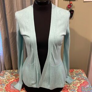 LOFT Light Blue Open Cardigan